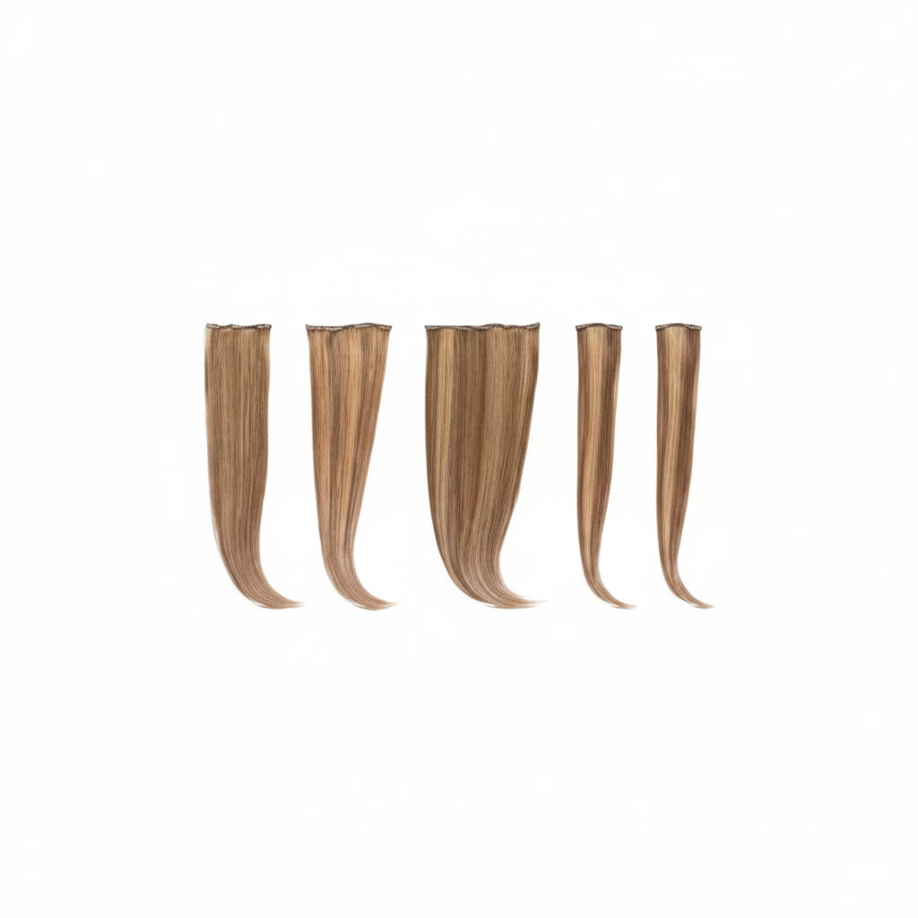 DI BIASE CLIP-EXTENSIONS 5 REMSAR 100 GRAM KIT 5 ST SLÄTT HÅR VÄVT MED CLIPS 100GR 50-55CM ART. KIT FIVE