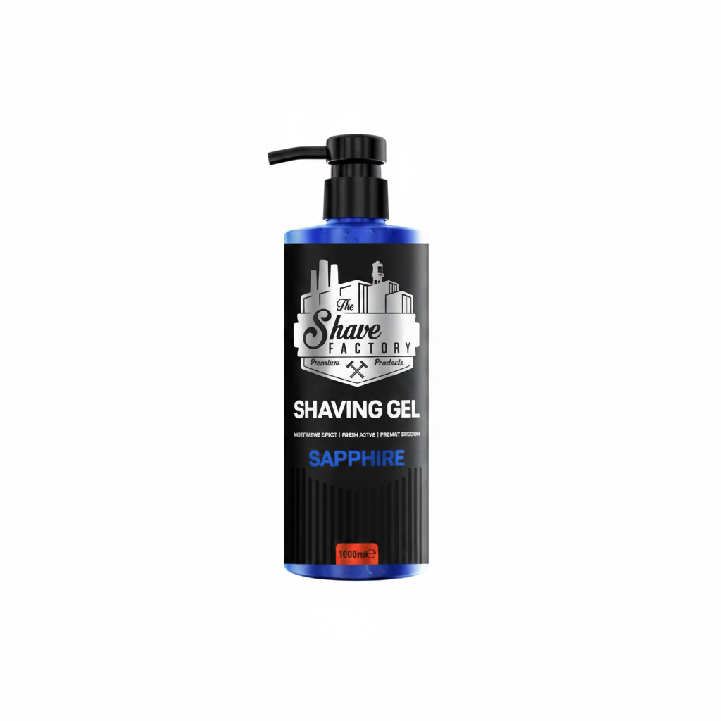 THE SHAVE FACTORY GEL NA HOLENÍ SAFÍR 1000ML