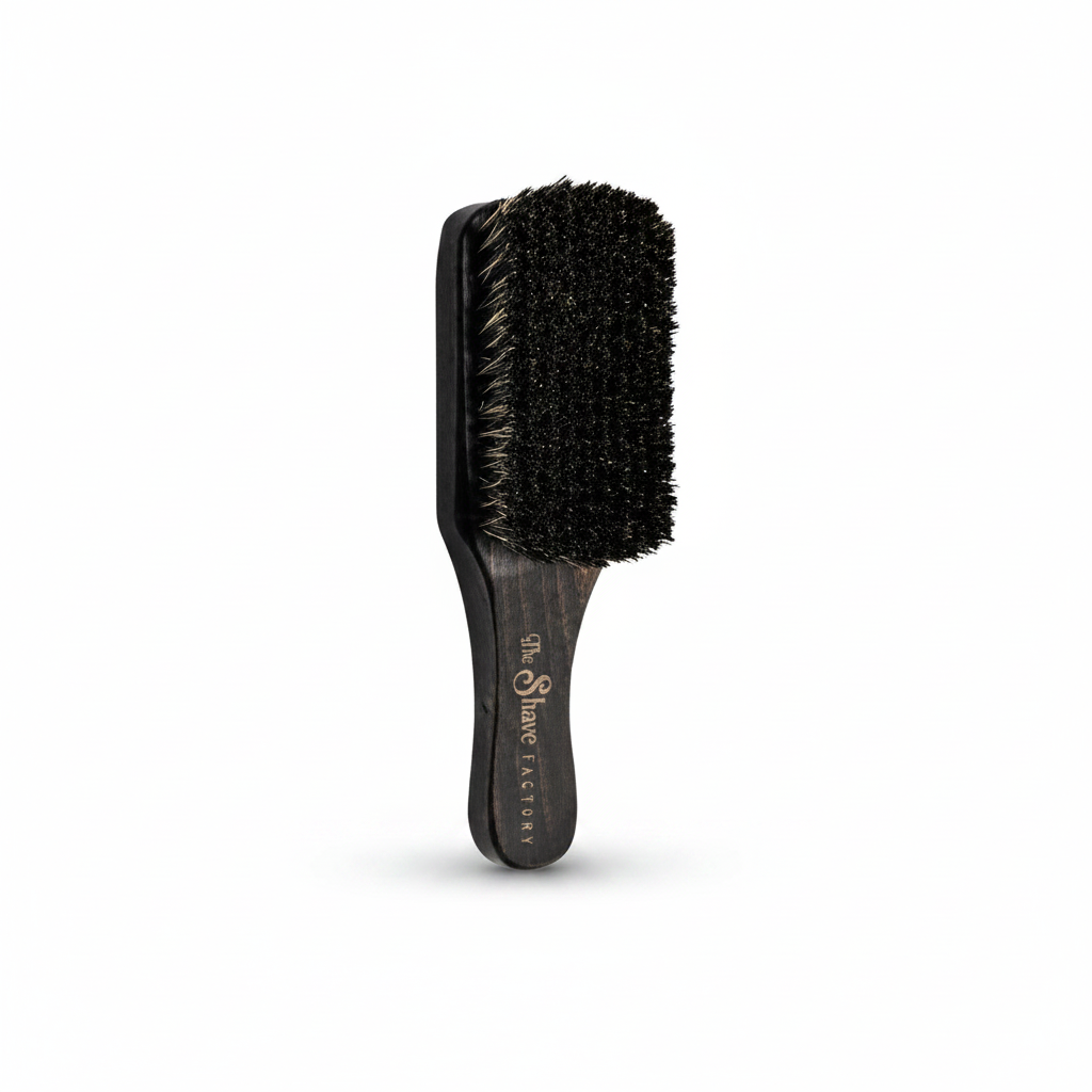THE SHAVE FACTORY PREMIUM FADE BRUSH BEARD BRUSH