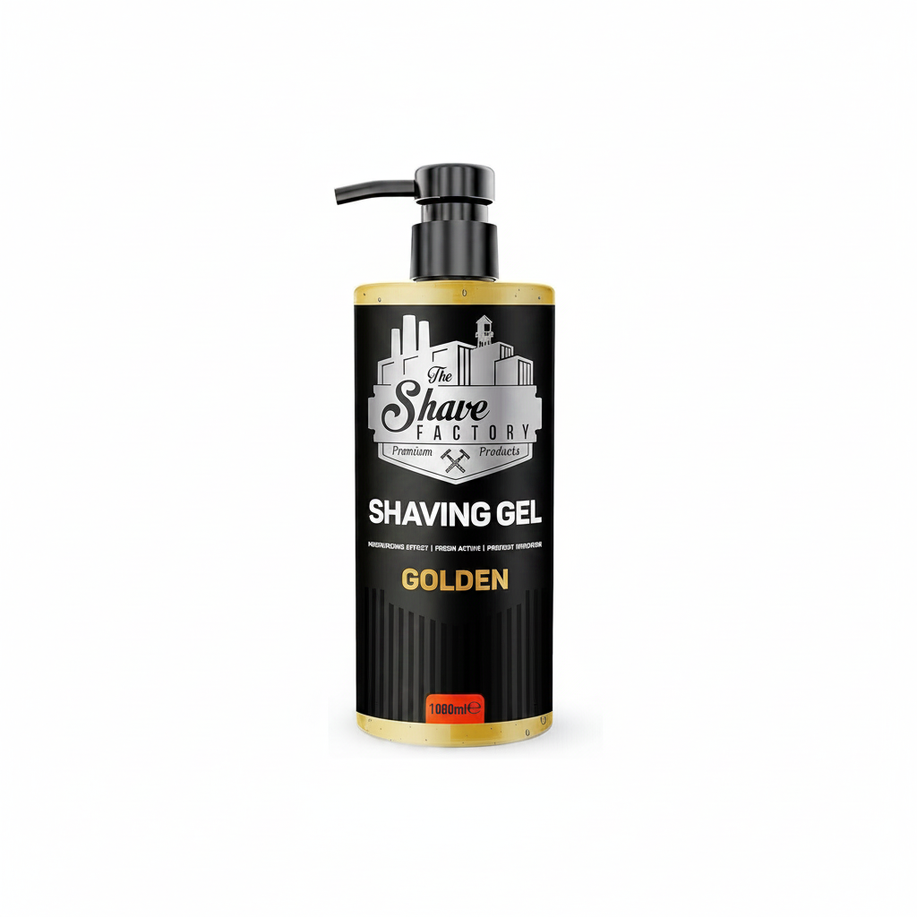 THE SHAVE FACTORY BEARD GEL SHAVING GEL GOLDEN 1000ML 