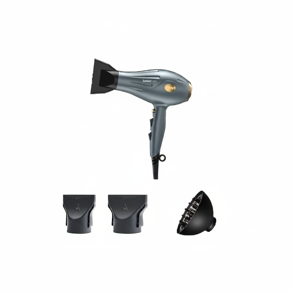 MOVE JUNIORHAIR PROFESIONÁLNÍ FÉN NA VLASY S 2 NÁSTAVCI + DIFUZÉR 2100W