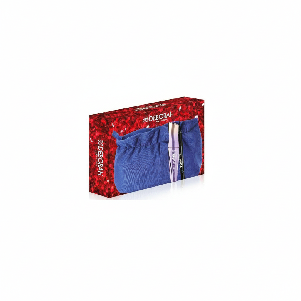 DEBORAH GIFT N.6 SET 24 HOUR MASCARA + 24 HOUR EYELINER + POUCH