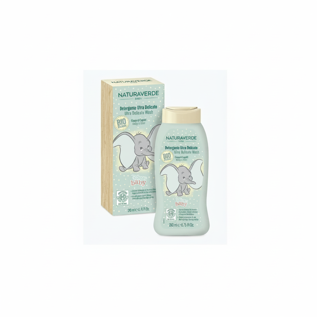 NATURAVERDE BIO DISNEY BABY ULTRA JEMNÝ MYCÍ GEL NA TĚLO A VLASY 200 ML