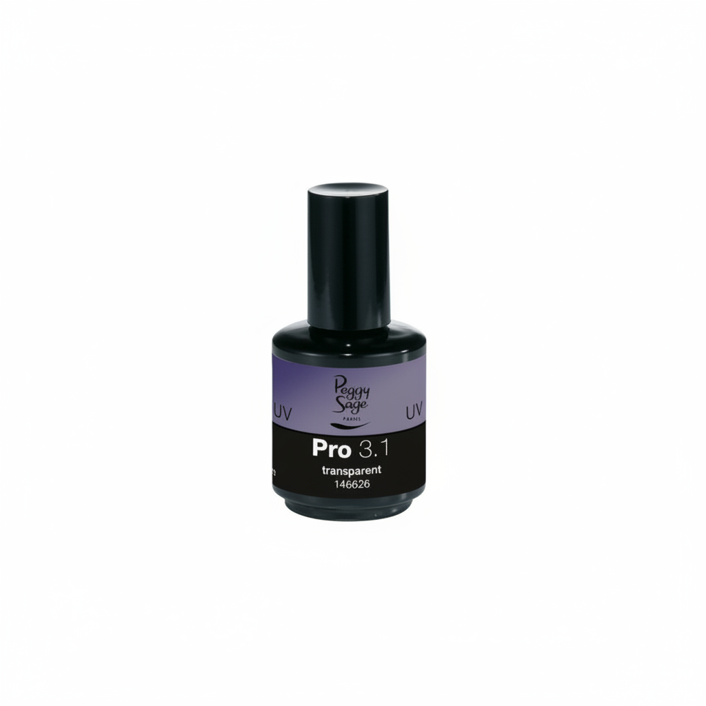 PEGGY SAGE TOP GEL PRO 3.1 TRANSPARENT 15ML
