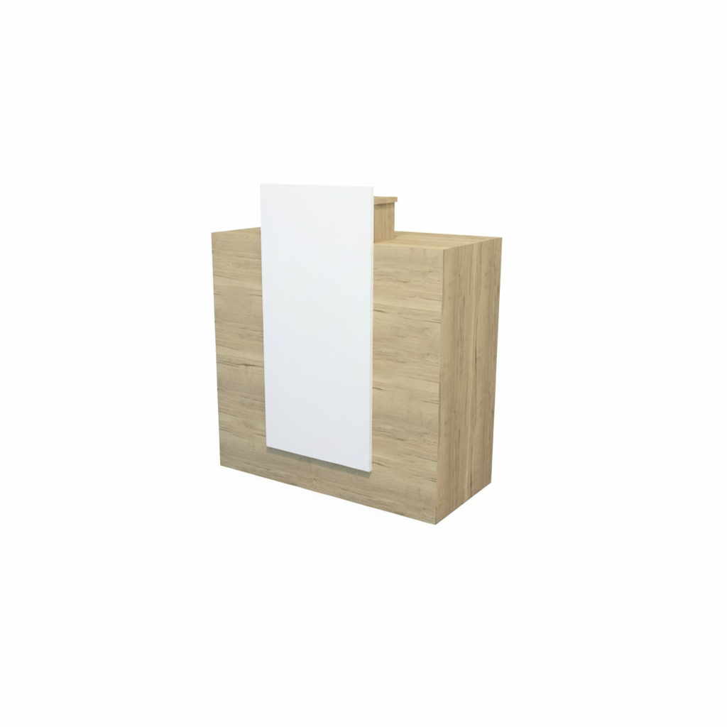 MELCAP RECEPTION COUNTER WHITE/OAK ART.AR0915R