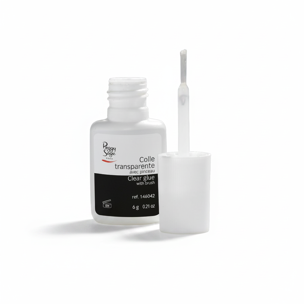 PEGGY SAGE TRANSPARENT LIM MED BØRSTE 6GR