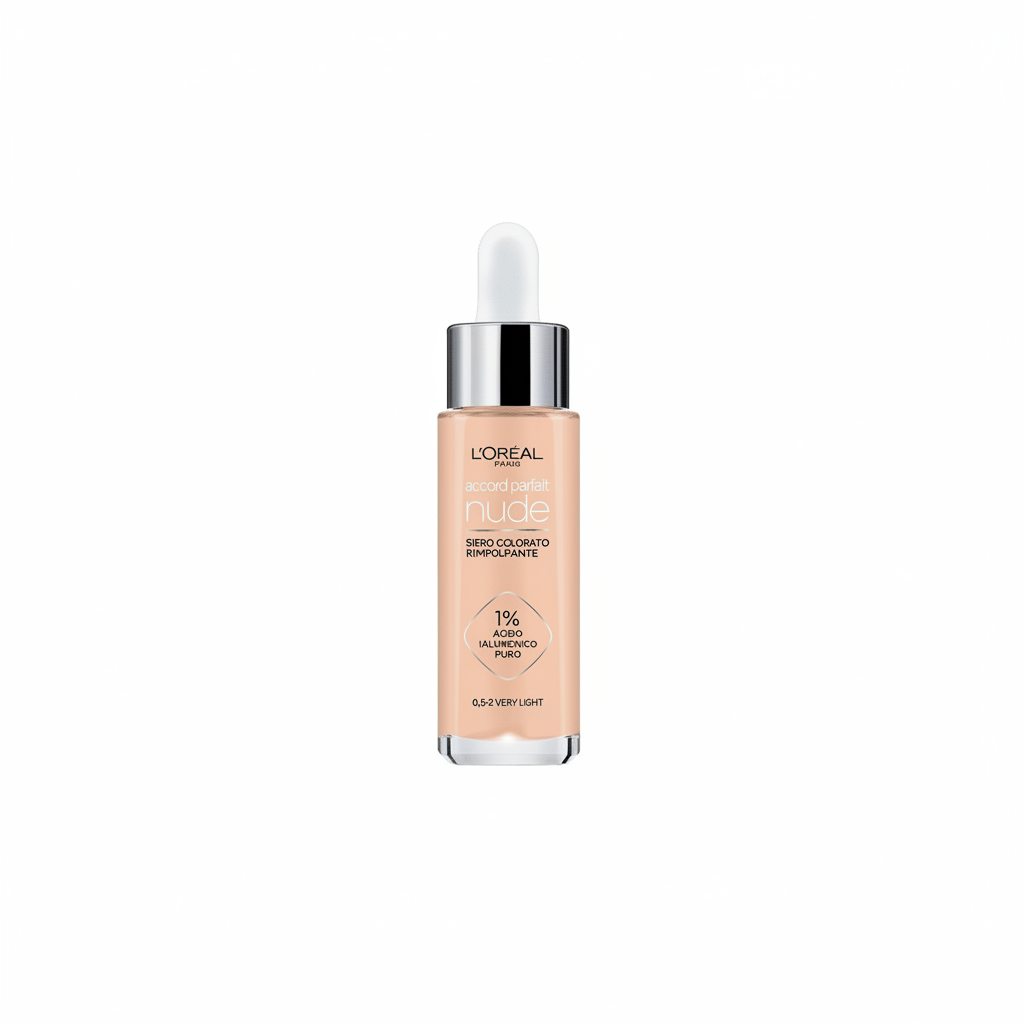 L'OREAL FOUNDATION ACCORD PARFAIT NUDE 0,5-2 MYCKET LJUS 30ML