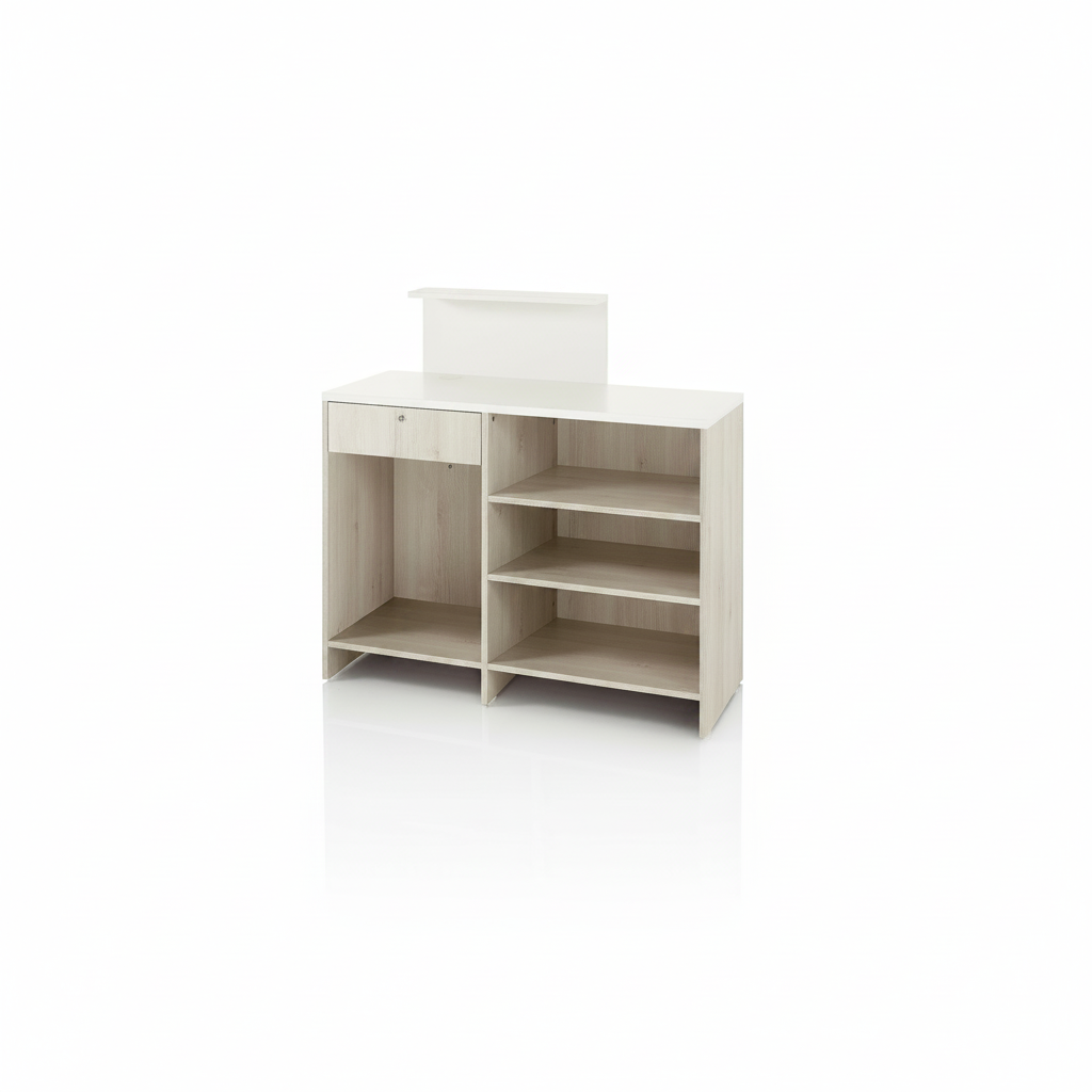 RECEPČNÍ PULT S KONSOLÍ NATURAL ART. 375.211