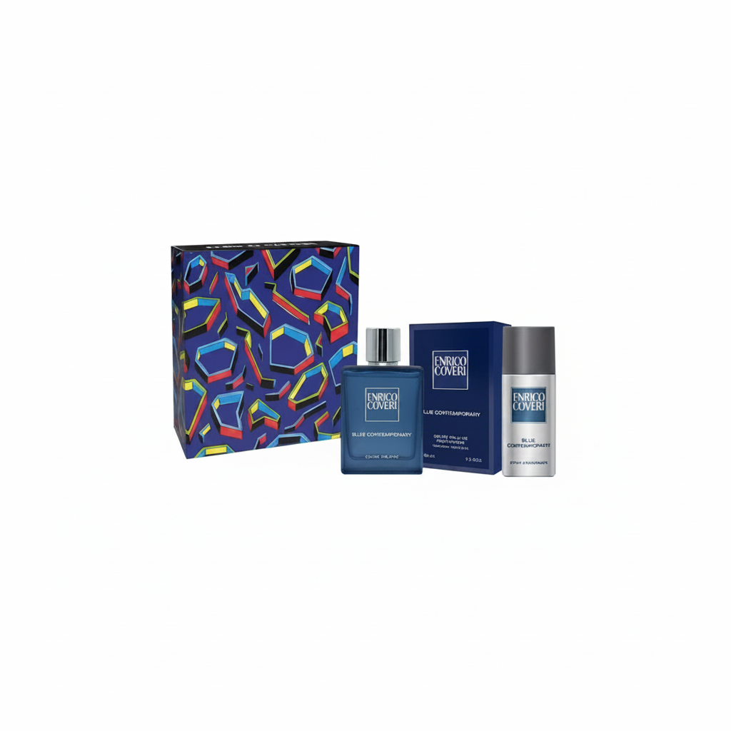 ENRICO COVERI BLUE MUŠKI CONTEMPORARY EDT 100ML + DEO 150ML