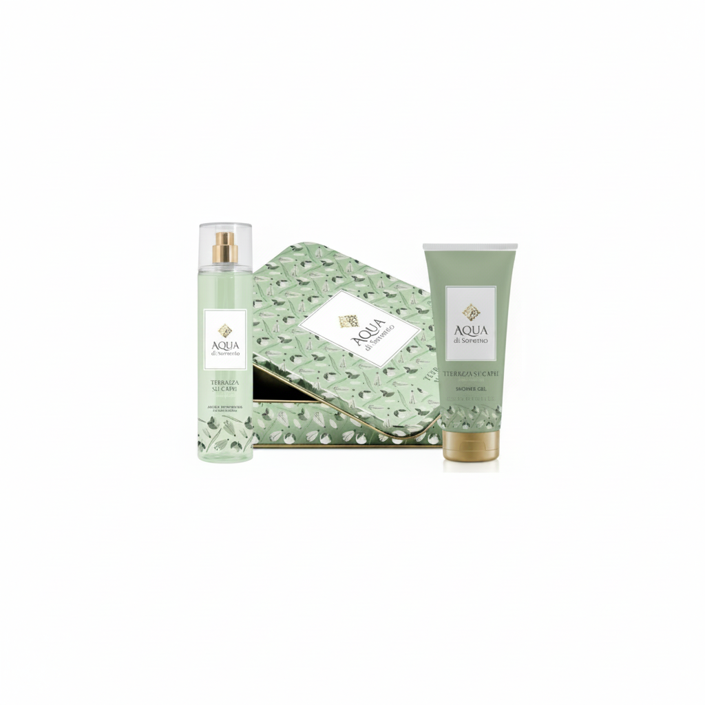 ACQUA DI SORRENTO POKLON SET CAPRI GEL ZA TUŠIRANJE 200ML + MIRISNA VODA 245ML