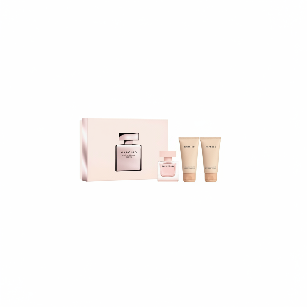 NARCISO CRISTAL EDP 50ML + BODY LOTION 50ML + DUSJGEL 50ML