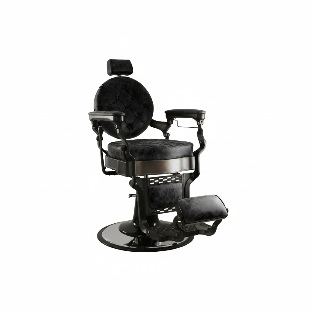 MELCAP BARBER ST LOUISE BLACK ARMCHAIR