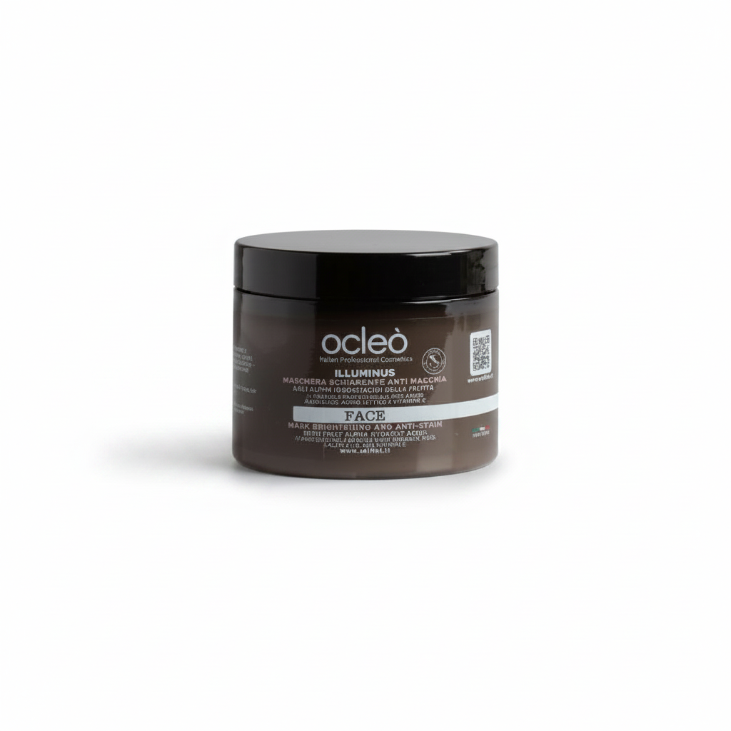 OCLEO' LJUSGÖRANDE ANTIMÄRKS MASK MED FRUKTENS ALFAHYDROXISYROR 500ML