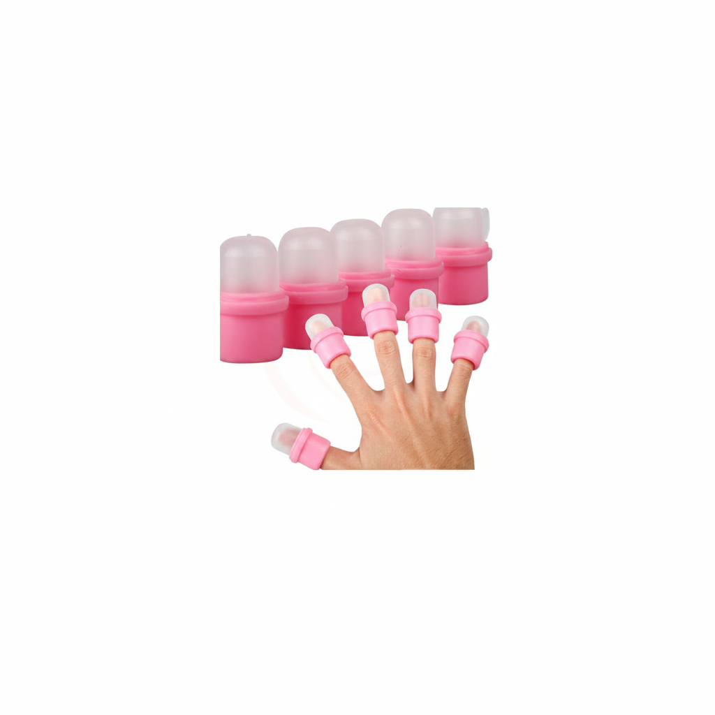 SIBEL NAILS PRSTENY NA ODSTRANĚNÍ GELU A SEMIPERMANENTNÍHO LAKU BAL. 10 KS