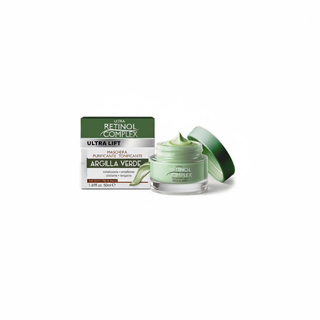 RETINOL COMPLEX ČISTEĆA/TONIFIKACIJSKA MASKA ZELENA GLINA 50ML